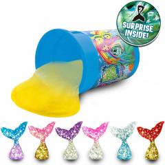 Figurina - Slime Magic cu surpriza - Sirena - Mai multe culori