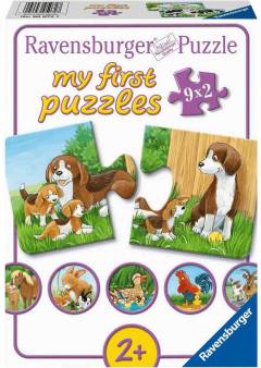 Puzzle 9x2 piese - Farm Animals