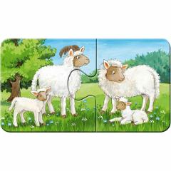Puzzle 9x2 piese - Farm Animals