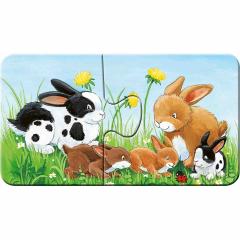 Puzzle 9x2 piese - Farm Animals