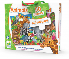 Puzzle clasic - Animalele lumii - 50 piese