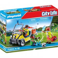 Set de joaca - City Life - Vehicul galben de salvare