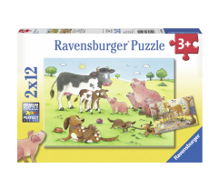Puzzle clasic - Familii Fericite - 24 piese