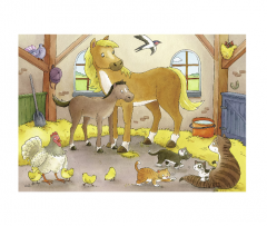 Puzzle clasic - Familii Fericite - 24 piese