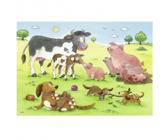 Puzzle clasic - Familii Fericite - 24 piese