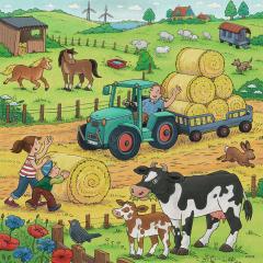 Puzzle 3x49 piese - Farm