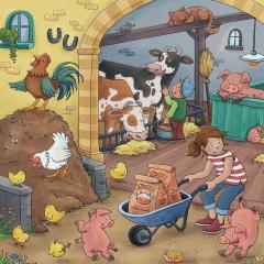 Puzzle 3x49 piese - Farm