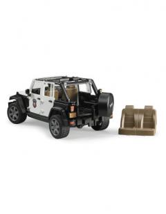 Masina - Jeep Wrangler Unlimited Rubicon de politie cu sirena si figurina