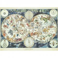 Puzzle 1500 piese - World Map of Fantastic Beasts