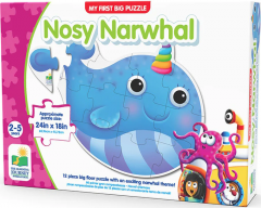 Puzzle de podea, 12 piese - Narval