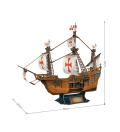 Puzzle 3D - Santa Maria Ship - 204 piese