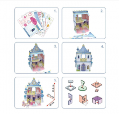 Puzzle 3D - CubicFun Kids - Castelul basmelor