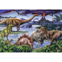 Puzzle 35 piese - Dinosaur Playground