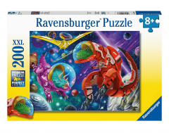 Puzzle 200 piese - XXL - Space Dinosaurs