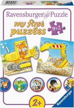 Puzzle 9x2 piese - Animals at the Job