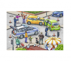 Puzzle clasic - Politie - 2x12 piese