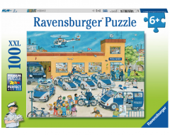 Puzzle 100 piese - XXL - Police