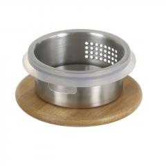 Ulcior cu capac din bambus 1l