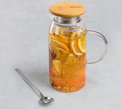 Ulcior cu capac din bambus 1l