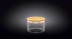 Borcan cu capac din bambus 400 ml