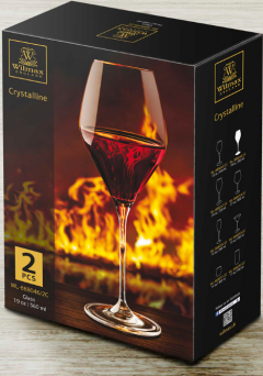 Set 2 pahare cu picior - Wine - 560 ml