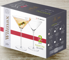 Set 2 pahare cu picior - Martini