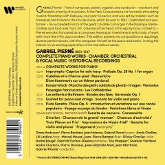 Pierne: Complete Piano Works, Chamber, Orchestral & Vocal Music, Historical Recordings