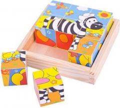 Puzzle cubic - Safari
