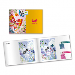 Joc creativ cu sclipici - Fluturi