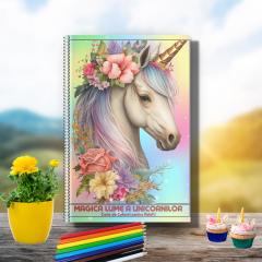 50 Mandale. Carte de colorat pentru adulti - Magica lume a unicornilor