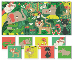 Puzzle 32 piese - Dinosauri