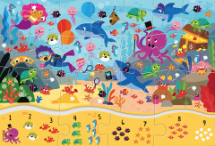 Puzzle 25 piese - 1 2 3 - Marea