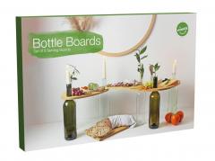 Set 3 platouri lemn - Bottle Boards