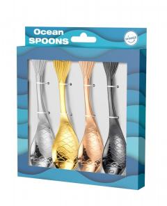 Set 4 lingurite - Ocean Spoons