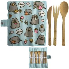 Set 6 tacamuri cu perie - Pusheen - Foodie