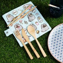 Set 6 tacamuri cu perie - Pusheen - Foodie