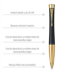 Pix Parker Urban Mat negru GT