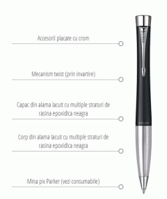 Pix Urban Lac negru CT Parker
