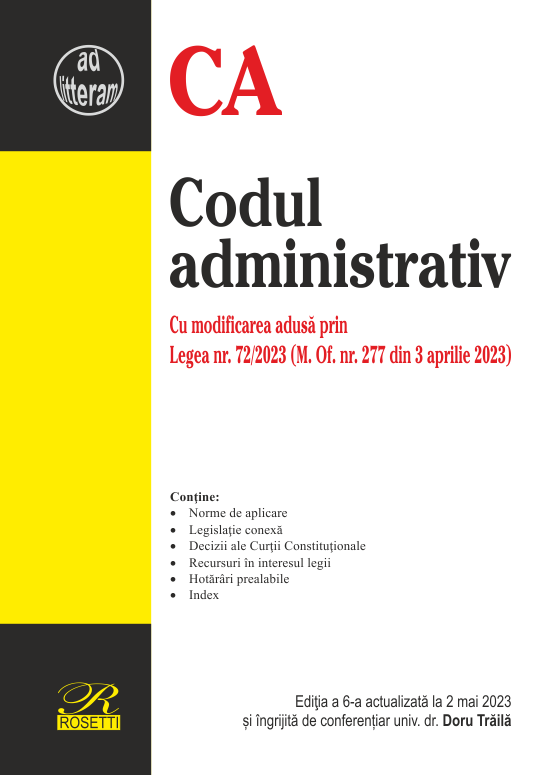 Codul administrativ Doru Traila