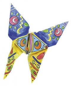 Set origami - Coloring Origami - Butterflies