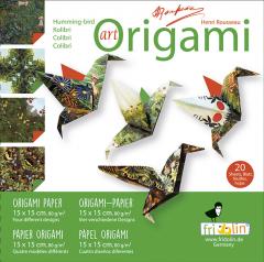 Set origami - Art Origami - Henri Rousseau - Hummingbirds