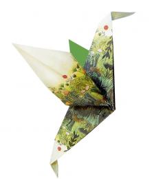 Set origami - Art Origami - Henri Rousseau - Hummingbirds