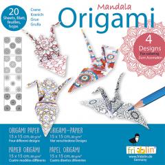 Set origami - Mandala Coloring Origami - Cranes