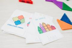 Set 18 carduri Mandala pentru seturile magnetice de constructie