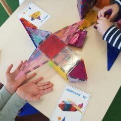 Set 18 carduri Mandala pentru seturile magnetice de constructie