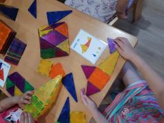 Set 18 carduri Mandala pentru seturile magnetice de constructie