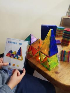 Set 18 carduri Mandala pentru seturile magnetice de constructie