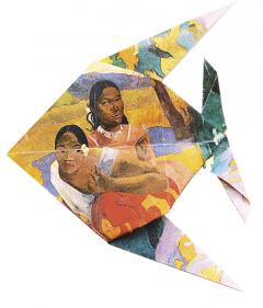 Set origami - Art Origami - Paul Gauguin - Fish