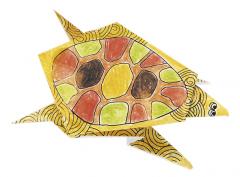 Set origami - Coloring Origami - Turtles