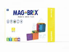 Set magnetic - Magbrix - Patrat, 24 piese